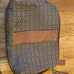 Brand new never been used coach makeup bag